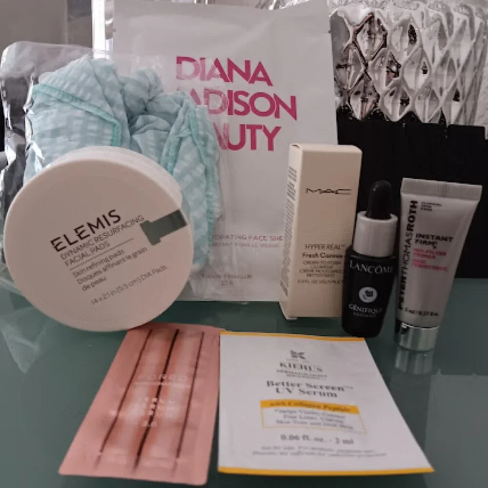 MACY'S 8pc LOT SKINCARE & HAIR: ELEMIS/KIEHL'S/LANCOME/MAC/PETER THOMAS ROTH~NEW - Picture 1 of 6